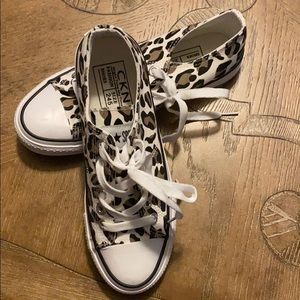 Leopard Sneakers, NEVER WORN